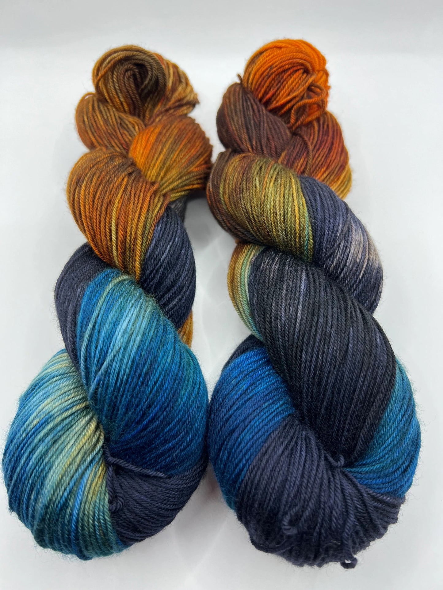 Sunset Blue | Hand Dyed Yarn