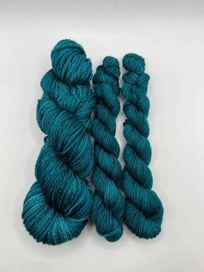 Teal Mini | Superwash Merino Yarn Minis