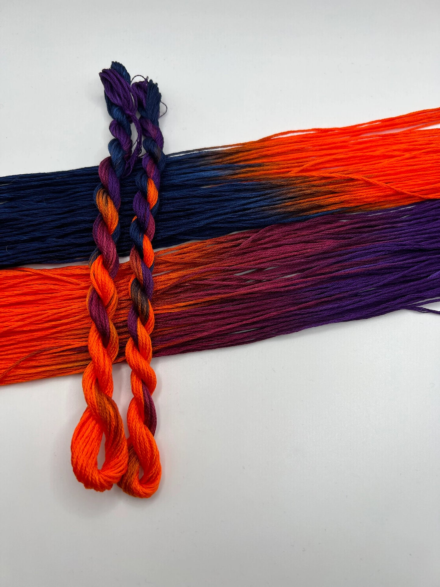 Thunderstorm | Size 20 Hand Dyed, 6 cord Cordonnet Thread