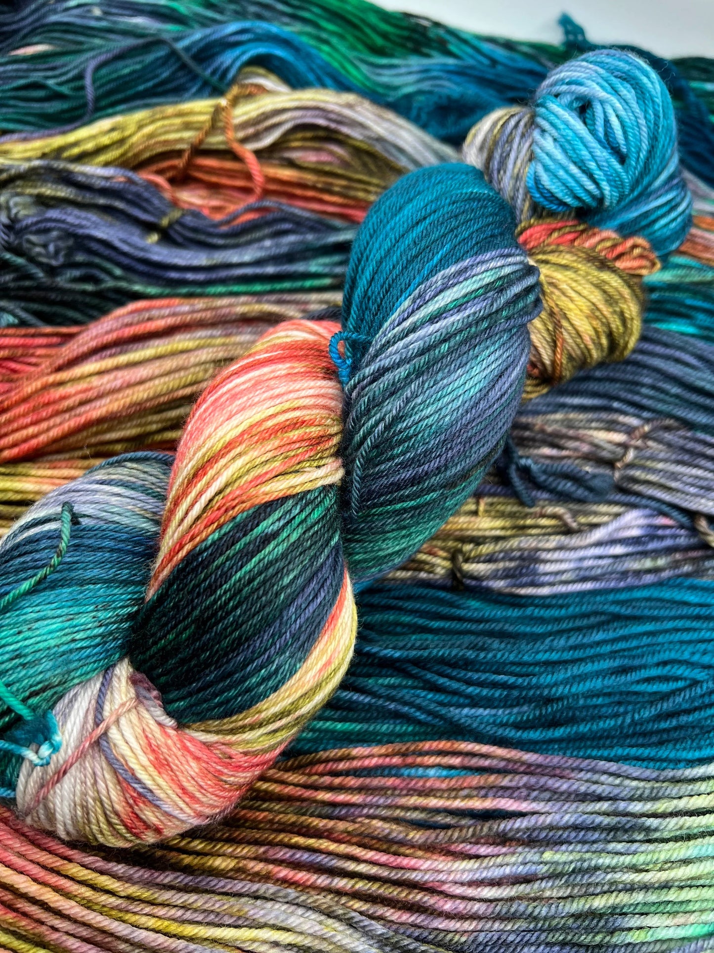 Tidepool Sunrise | Hand Dyed Yarn