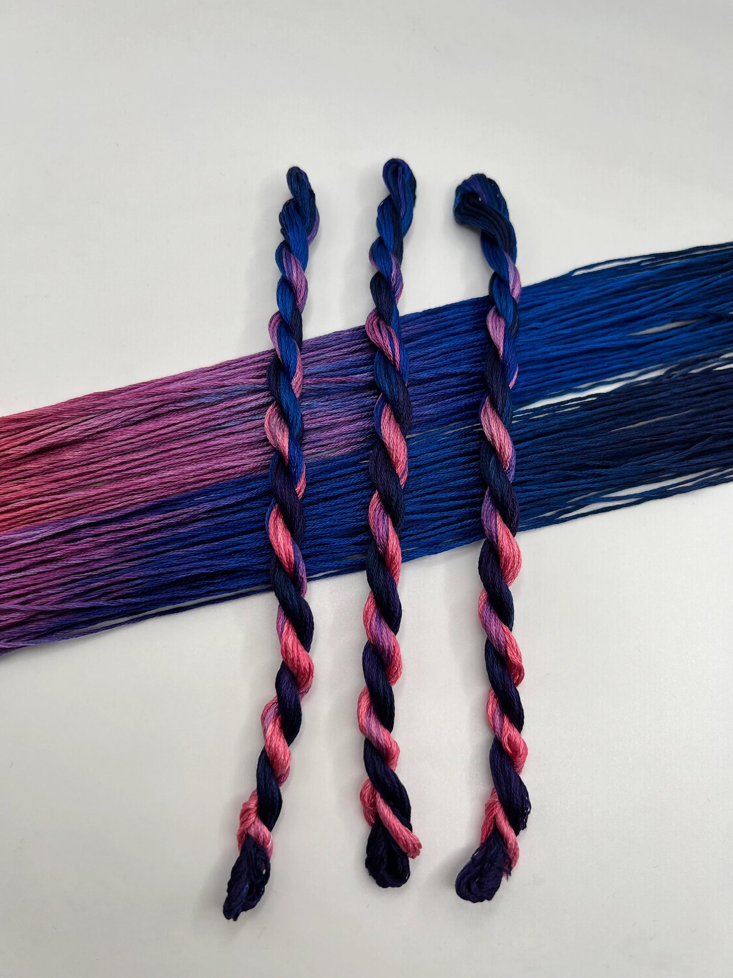 Twilight | Size 20 Hand Dyed, 6 cord Cordonnet Thread