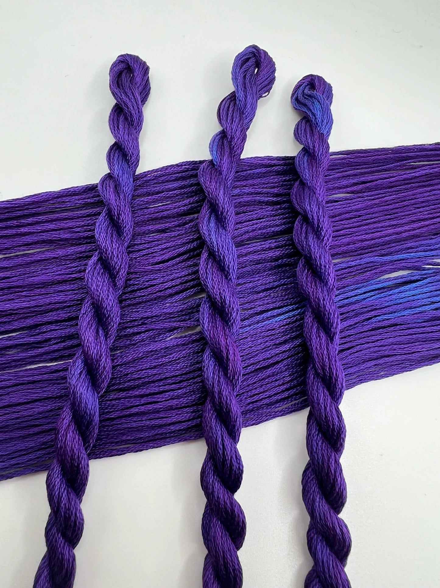 Violet | Hand dyed, 6 Strand Embroidery Floss