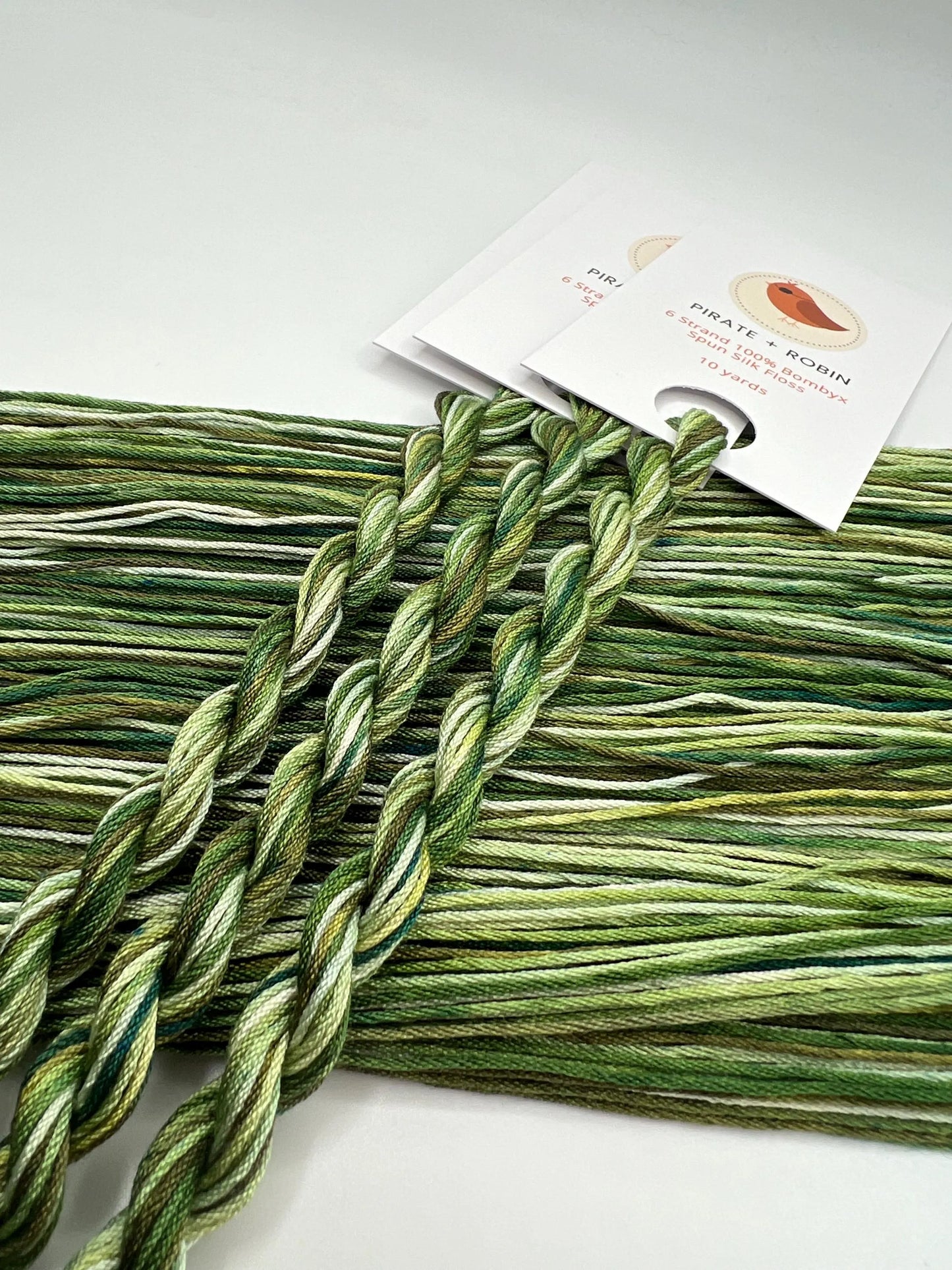 Wild Forest | 6 Strand Silk Embroidery Floss, Hand Dyed