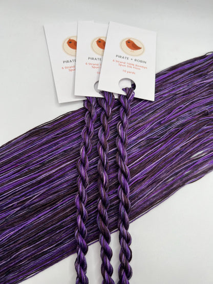 Witches Brew | 6 Strand Silk Embroidery Floss, Hand Dyed